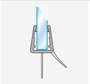 Gran oferta, tira de sellado de pantalla de <span class=keywords><strong>ducha</strong></span>, sellado inferior con aleta suave - Product Image 4