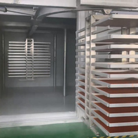 Laboratoriumvriesdroger compact voor het drogen van kleine batches van frambozen, perziken en tomaten
