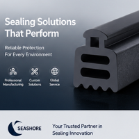Joint d'étanchéité en mousse EPDM irrégulière haute performance pour portes et fenêtres en verre fabriquées avec des profilés en aluminium
