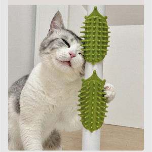 Scratching Pets Brush <b>Corner</b> Cat Massage Brush Wholesale Tickling Cat Hair Brush Pet Accessories - Product Image 1