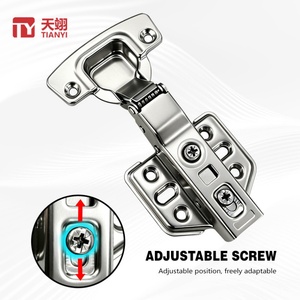 Charnière de meuble TIANYI en acier inoxydable à fermeture douce, réglable 2D, 105 degrés, hydraulique, résistante à la rouille - Product Image 2