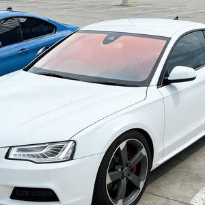 Película adhesiva de alta calidad para ventanas de coche, color camaleón púrpura, rollo de película tintada para ventanas. - Product Image 1