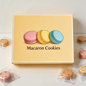 Boîtes à tiroirs <span class=keywords><strong>en</strong></span> papier imprimées sur mesure pour biscuits – Tailles, couleurs et logo personnalisés pour boulangeries et emballages cadeaux - Product Image 2