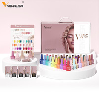 Kit de vernis à ongles Venalisa VIP 1-5, nouveau, sans HEMA, coffret cadeau, marque privée, 60 couleurs, ensemble complet pour salon, base et top coat, vernis gel OEM
