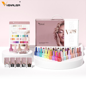 Kit Smalto per Unghie <span class=keywords><strong>VIP</strong></span> 1-5 Venalisa, Senza HEMA, Confezione Regalo, Etichetta Privata, 60 Colori, Set Completo per Salone, Base e Top Coat, Smalto Gel OEM - Product Image 2