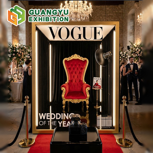 Cabina Fotografica Stile Rivista 6.5x7.5ft, Box Fotografico per Feste Stile Vogue, <span class=keywords><strong>Noleggio</strong></span> Cabina Fotografica Walk-In per Eventi Indimenticabili - Product Image 3