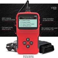 Escáner OBD2 V309, Herramienta de Diagnóstico para Todos los Vehículos Posteriores a 1996, Lector de Códigos de Motor con Transmisión de Datos en Tiempo Real y Prueba de Batería