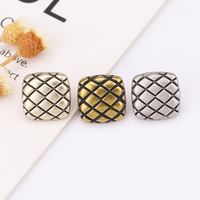Kancing Logam Kotak 10MM, Kancing Fashion Grosir, Kustomisasi OEM Pabrik