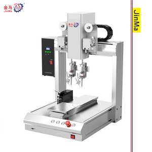 Nouvelle machine à <span class=keywords><strong>souder</strong></span> automatique Jinma pour usine de fabrication, mouvement 3 axes, vitesse 300 mm/s, contrôle par écran LCD, programmable 999 - Product Image 3