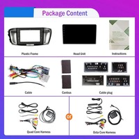 Autoradio 10.1 pouces pour Honda Accord 2013-2019 Stéréo Android Navigation GPS Lecteur 2 DIN Android Autoradio Voiture Lecteur Dvd