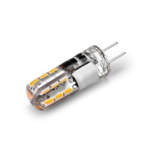 Éclairage intérieur à bas prix, ampoule LED mini G4 1,2W, AC/DC 12V, sans scintillement, 3014SMD, lumière LED à double pignon pour lampe de décoration, CE