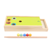 Mini table de billard parent-enfant Table de sport amusante Snooker jouets en bois jeu de billard de bureau cadeau d'anniversaire pour enfants tout-petits enfants
