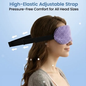 Máscara de Ojos de Lavanda y Semillas de Lino, Compresa Fría/Caliente Apta para Microondas, para Aliviar el Estrés - Product Image 3