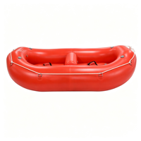 Bateau pneumatique gonflable en PVC de petite taille personnalisé pour 2 personnes, 9 pieds (275 cm), certification CE, épaisseur 1,8 mm, résistant à l'usure, pour la dérive