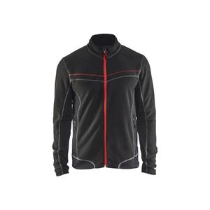 BLAKLADER - 499710109900XL Veste micro polaire Noir-EAN 7330509432051 VESTES DE TRAVAIL D'HIVER VESTES SOFTSHELL ET REMBOURRÉES - Product Image 1