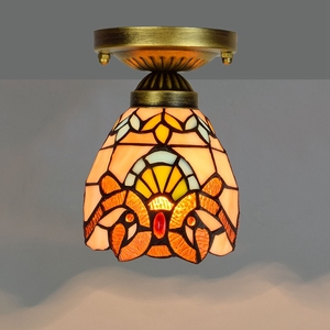 Prijs Panel Licht Moderne Tiffany Lamp Gebrandschilderd Glas Stijl Dieren Semi Hanger Voor Slaapkamer Hote Kinderkamer <span class=keywords><strong>Led</strong></span> Plafond Verlichting - Product Image 2