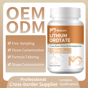 Oem nhãn hiệu riêng <span class=keywords><strong>Lithium</strong></span> orotate viên nang 5mg của <span class=keywords><strong>Lithium</strong></span> nguyên tố mỗi khẩu phần cho nhận thức và sức khỏe não 210 viên nang - Product Image 4