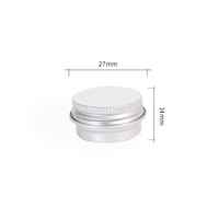 Boîte en aluminium fileté XinZhan, ronde, 5-250 ml, vide, pour pommade de racine violette, contenant en aluminium, contenant métallique pour parfums
