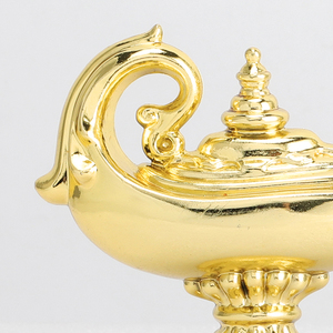 25 últimas estatuillas de trofeo de lámpara mágica de Aladino de plástico dorado y piezas para torneo GZ161 - Product Image 3