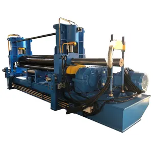 Arc Sheet Metal Rolling Upper Roller 3 Roll Universal Heavy Duty Thick Plate W11S Hydraulic Plate Rolling Machine