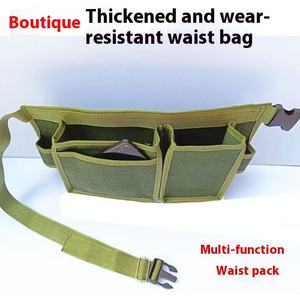 Sac à dos tactique multifonctionnel en denim personnalisé pour électriciens et menuisiers, double poche, unisexe, capacité inférieure à 20L - Product Image 3