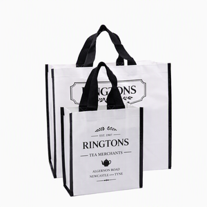 Bolsas <span class=keywords><strong>TDG</strong></span> con Logotipo Impreso Personalizado, <span class=keywords><strong>Bolsa</strong></span> de Compras Reutilizable Ecológica de Tela PP, Tamaño Mediano, Diseño de Dibujos Animados - Product Image 1