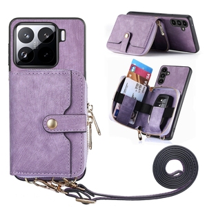 เคสหนังสะพายไหล่พร้อมช่องใส่บัตรสำหรับ Oppo Find X8/X8 Pro สำหรับ iPhone 16 Promax เคสที่ใส่บัตรอเนกประสงค์ - Product Image 1