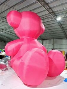 Orso Gonfiabile Personalizzato Rosa Carino per Pubblicità, Decorazione Eventi Natalizi, Pallone Gonfiabile a Forma di Orso - Product Image 3