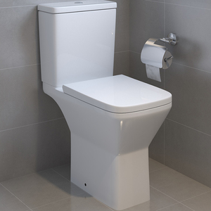 Nuovo Design di WC a Pavimento, Sanitari Moderni in Ceramica a Due Pezzi per Bagno - Product Image 5