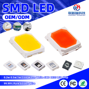Vente en gros de puces <span class=keywords><strong>LED</strong></span> <span class=keywords><strong>SMD</strong></span> <span class=keywords><strong>2835</strong></span> <span class=keywords><strong>Epistar</strong></span> Sanan à haut rendement lumineux 3V 6V 9V 18V 0.2W 0.5W 1W, blanc froid et blanc chaud purs - Product Image 1
