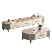 Table basse multifonctionnelle de luxe avec tiroir pour salon, design simple, prix abordable, meubles pour appartement