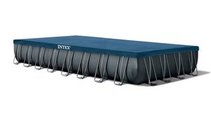 Piscina con estructura de metal <span class=keywords><strong>rectangular</strong></span> INTEX 26378 original hecha de material de PVC duradero - Product Image 5