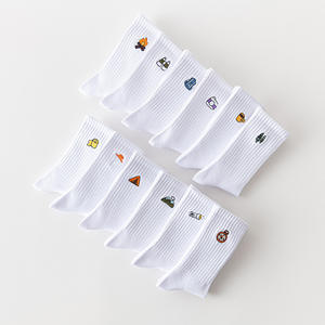 Personalized Custom Cotton Embroidered Men <strong>Sox</strong> Quarter Crew Gym Custom Running Socks with Logo - Product Image 2
