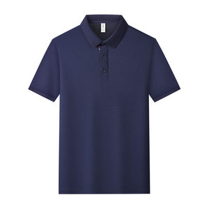 Polo Shirt Short Sleeve Solid Color Cotton Unisex Workwear Daily Wear - Product Image 3