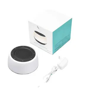 SNOOZ White Noise Sound Machine Real Fan Inside for Non-Looping White Noise Sounds