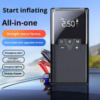 Démarreur de saut d'urgence de voiture de haute qualité et pompe à Air Combo 600A Power Bank multifonction à courant de crête offre spéciale