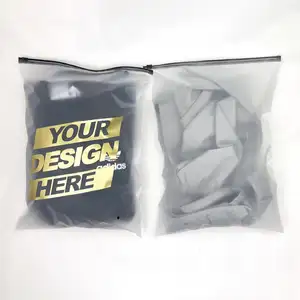 Eco Packables 100% Compostable Clothing Bag Premium Frosted Zipper Garment Bag