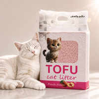 Pellets Anti Crush Tofu Cold Pressed untuk Pasir Kucing, Rendah Kerusakan, Menggumpal, untuk Ekspor Laut, Pengiriman Massal, Kargo Curah, Penawaran Grosir