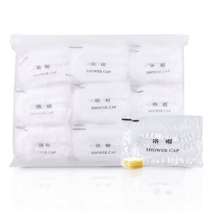 Accesorios de Viaje, Artículos de Higiene Personal, Amenidades para Huéspedes de Hotel, Gorro de Ducha Desechable Impermeable de PE Transparente Envuelto Individualmente - Product Image 1