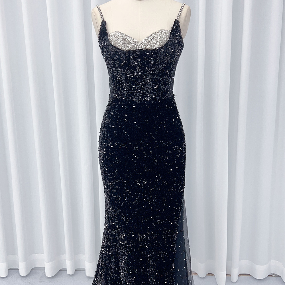 princess polly baby blue dress Sexy Black Lace Appliques Sleeveless Tulle Backless Wedding Dresses with Veil Black / 6 main image 1
