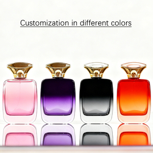 맞춤형 색상 평평한 50ml 맞춤형 갈색 향수 유리병 형태 펌프 스프레이 유리병 고체 향수 용기 - Product Image 3