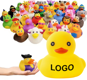 Tùy Chỉnh Cao Su Nhỏ Vịt Với Logo Và Hình Dạng Bán Buôn Kid Tắm Nổi Đồ Chơi Âm Thanh Vịt Khuyến Mại Quà Tặng - Product Image 1