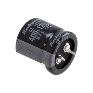 Condensateur traversant 315MXC180MEFCSN25X25 en aluminium 180µF 20% 315V SNAP TH 180 µF - Product Image 1