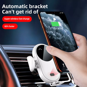 Cargador Inalámbrico para Auto con Sensor Automático, Soporte para Teléfono con Sujeción Automática para Rejilla de Ventilación, Carga Rápida de 15W para iPhone y <span class=keywords><strong>Samsung</strong></span> - Product Image 2