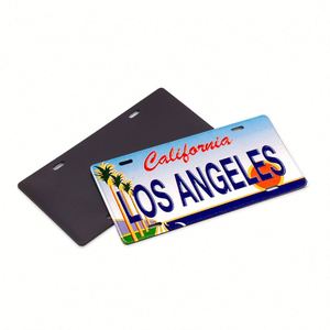 Imán Personalizado de Recuerdo, Placa Magnética de Matrícula de Coche de Aluminio, Imanes para Refrigerador de Miami Beach - Product Image 5