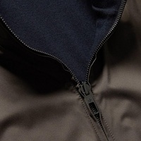 Veste d'hiver pour homme, imperméable, respirante, écologique, avec fermeture éclair invisible, logo personnalisé OEM, fabrication professionnelle.