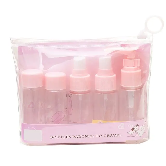 Kit Spray per bottiglie portatile Set da viaggio confezione da toeletta