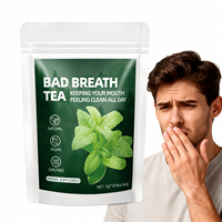 Teh Herbal Segar Alami untuk Menyegarkan Napas, Menurunkan Berat Badan & Kesehatan, Dalam Kemasan Sachet