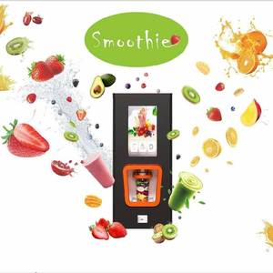 New thương mại 24h Máy tính để bàn thông minh trái cây tươi smoothies Máy bán hàng tự động với QR đọc mã - Product Image 1
