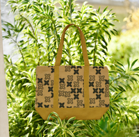 Sac en toile mini léger grande capacité à motifs de quilting hawaïens, imprimé à la demande, couleur personnalisée, idéal comme cadeau